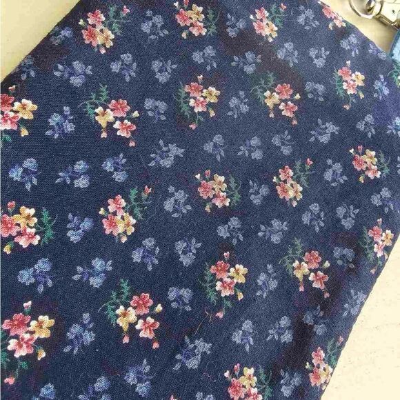 Owl Blue Floral Crossbody Bag flower pattern on the back Blue owl - Picture 8 of 8